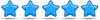 5 star rating