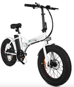 Ecotric Fat Tire Electric Bike - Foldable