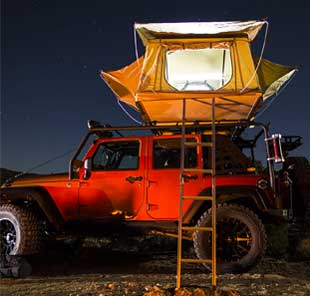 Jeep Roof Top Tent Includes LED Llights