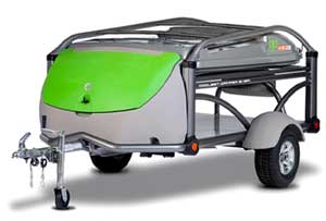 SylvanSport GO for Car Camping - Pop-up Tent and Bike/ATV/Kayak Trailer in One